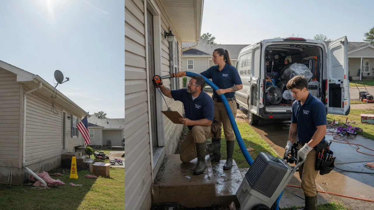 Ceiling Water Damage Restoration in Oklahoma near me